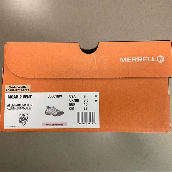 Merrell Moab 2 Vent Womans 9W - Picture 1 of 7
